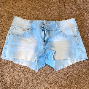 Denim shorts